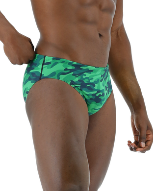 Чоловічі плавки TYR Men's Camo Racer, Green, 28, Green