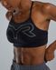 Спортивний жіночій топ TYR Women's Base Kinetic High Neck Sports Bra – Solid, Black, XS, Чорный