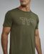 Футболка чоловіча з короткими рукавами TYR Men's Ultrasoft Lightweight Tri Blend Tech Tee - Big Logo, M, Olive Night