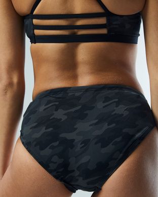 Плавки жіночі TYR Women’s Blackout Camo Classic Bikini Bottom, Black/Black, XS, Black/Black