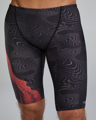 Чоловічі купальні плавки-джаммери TYR Men's Jammer - Firestorm, Metallic Fire, 30, Metallic Fire