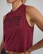 Жіноча майка TYR Women's ClimaDry Crop Tech Tank– Solid, M, Ruby Red