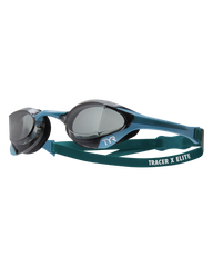 Окуляри для плавання TYR Tracer-X Elite Racing, Smoke/Teal/Teal