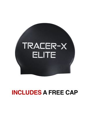 Окуляри для плавання TYR Tracer-X Elite Racing, Smoke/Red