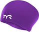 Шапочка для плавання TYR Long Hair Wrinkle Free Silicone Cap, Фиолетовый, Onesize, Фіолетовий