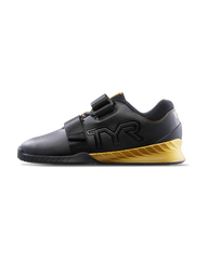 Кросівки для важкої атлетики TYR Lifter, Black/Gold, 10.5, Чорний, 27.6, (M) 10.5, (W) 12