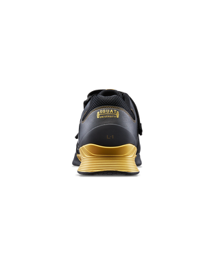 Кросівки для важкої атлетики TYR Lifter, Чорний, 10.5, Black/Gold, 27.6, (M) 10.5, (W) 12