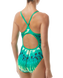 Суцільний жіночий купальник TYR Bohemian Diamondfit, Зелений, 32, Green, (M) 10