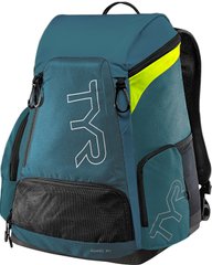 Рюкзак TYR Alliance 45л., Turquoise/Lime, Синє-зелений