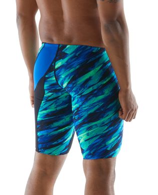 Чоловічі плавки-джаммери TYR Men's Virtic Wave Jammer, Blue/Green, 26, Blue/Green