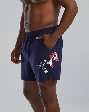 Чоловічі шорти TYR Men's Hydrosphere Unbroken Unlined 7" Shorts - USA, M, Navy