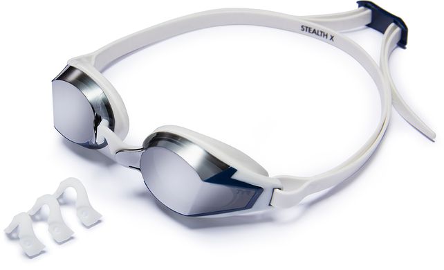 Окуляри TYR Stealth-X Performance, Clear/Silver/Silver