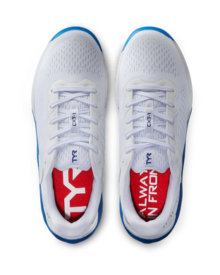 Кросівки для залу TYR Trainer CXT1, White/ Blue, 9.5, Біло-синій, 26.8, (M) 9.5, (W) 11