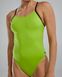 Суцільний жіночий купальник TYR Women's Solid Cutoutfit, Green, 30, Green