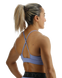 Спортивний жіночій топ TYR Women's Base Kinetic High Neck Sports Bra – Solid, Blue Ice, XS, Блакитний