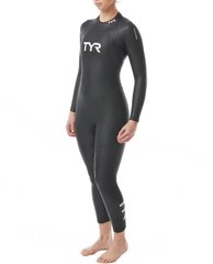 Гідрокостюм жіночий TYR Women's Hurricane Wetsuit Cat 1, Чорний, M, Black