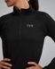 Спортивна кофта на замку TYR Women's SLS Long Sleeve1⁄4 Zip, Black/Black, M, Black/Black