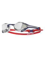 Окуляри TYR Tracer-X Elite Mirrored Racing USA, Blue/Clear