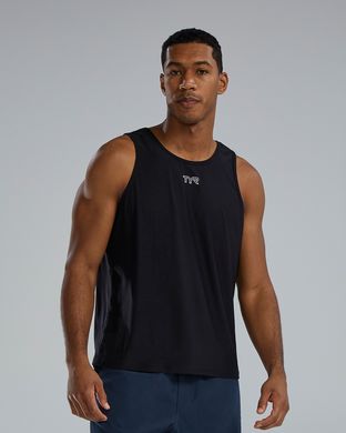 Чоловіча майка TYR Men's Airtec Tank – Solid, Black, L, Чорный