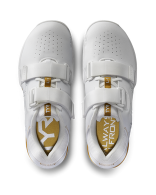 Кросівки для важкої атлетики TYR Lifter, 10, WHITE/GOLD, (M) 10, (W) 11.5