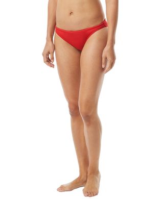 Плавки жіночі TYR Women’s Solid Bikini Bottom, Червоний, L, Red