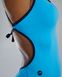 Суцільний жіночий купальник TYR Women’s Solid Crosscutfit Tieback, Blue/Navy, 30, Blue/Navy