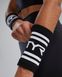 Напульсники TYR Wristbands, Black/Silver, Onesize, Black/White