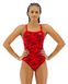 Суцільний жіночий купальник TYR Women’s Camo Diamondfit, Red, 28, Red