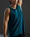 Чоловіча майка TYR Men's Airtec Tank – Solid, Deep Teal Heather, XL, Синій