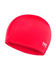 Шапочка для плавання TYR Solid Lycra Swim Cap, Onesize, Красный