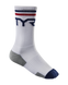 Шкарпетки спортивні TYR Crew Socks, White/ Blue, Onesize, Білий