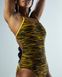 Суцільний жіночий купальник TYR Women's Fizzy Cutoutfit, Black/Gold, 26, Black/Gold