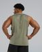 Чоловіча майка TYR Men's ClimaDry Big Logo Tech Tank – Solid, Olive Night Heather, L, Оливковий