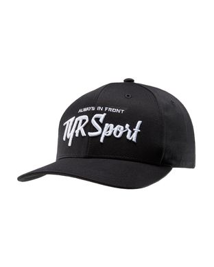 Спортивна кепка TYR Sport AIF Snapback Hat, Black/Silver, Чорний