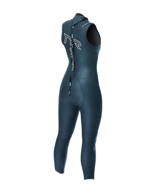 Гідрокостюм жіночий TYR Women's Hurricane Wetsuit Cat 1 Sleeveless, Чорний, M, Black