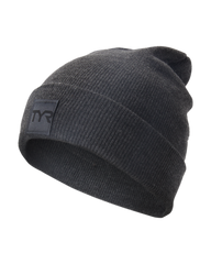 В'язана шапка TYR Cuffed Knit Beanie, Dark Grey, Темно-сірий