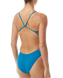 Суцільний жіночий купальник TYR Solid Splice Block Cutoutfit, Жовтий, 30, Yellow/Grey/Blue