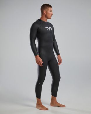 Гідрокостюм чоловічий TYR Men’s Hurricane Wetsuit Cat 1, Чорний, L, Black