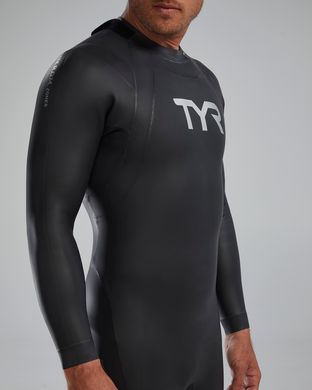 Гідрокостюм чоловічий TYR Men’s Hurricane Wetsuit Cat 1, Чорний, L, Black