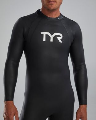 Гідрокостюм чоловічий TYR Men’s Hurricane Wetsuit Cat 1, Чорний, L, Black