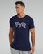 Футболка чоловіча з короткими рукавами TYR Men's Ultrasoft Lightweight Tri Blend Tech Tee - Big Logo, M, Navy